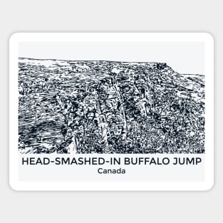 Head-Smashed-In Buffalo Jump - Canada Magnet